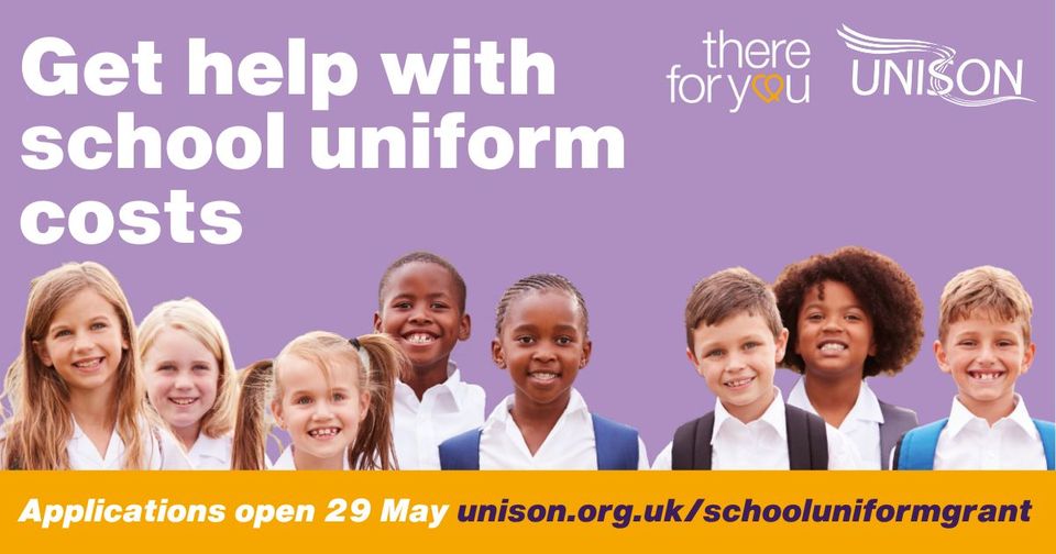Get Help with School Uniform Costs Unison